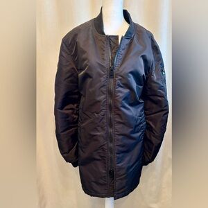 Kuwalla Tee Oversized Long Bomber Jacket | Size L